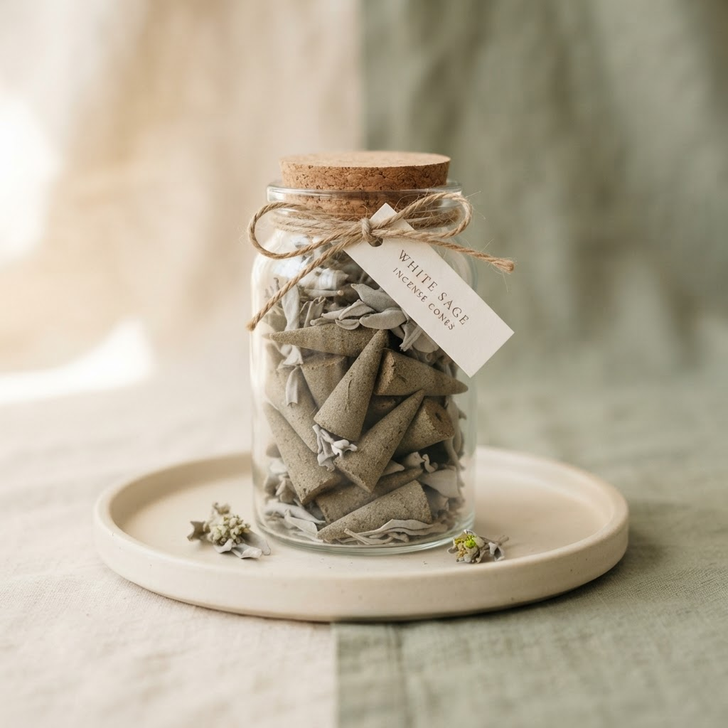White Sage Cones
